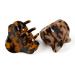 JIRIS 2-Piece Medium Hair Claw Clips Set - Stylish Patterns for Women and Girls | 3.5 Inch Tortoise Barrettes Celluloid French Design Hair Jaw Clips - Buy Online on GoSupps.com