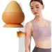 Assembly massage ball with suction cup trigger point massage therapy tool manual self-made pressure massage device for stress relief muscle nodes myofascial relaxation depth tissue massage orange