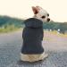 Idepet pet clothes dog sweater dogs clothes puppy sweater dogs warm coat for cats small dogs chihuahua puppy teddy poodle (m black) m black