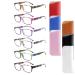 6 Pack Stylish Reading Glasses for Women Men Blue Light Blocking Square Spring Hinges Computer Readers (6 Mix-2 1.5 diopters) 6 Mix-2 1.5 Diopters