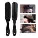 Durable Black Wood Handle Brush with Soft Elastic Bristles - Stimulates Follicles & Cleans Hair Impurities | Shop Internationally - Buy Online on GoSupps.com