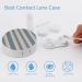 Portable Blue Beige Stripe Contact Lens Case | Travel Storage Box for Contact Lenses - Buy Online on GoSupps.com