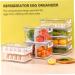 COLLBATH Kitchen Egg Holder 1pc Egg Storage Box Fridge Plastic Egg Cartons Refrigerator Egg Holder Double Layer Tray re-usable - Buy Online on GoSupps.com