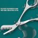 Browmaster Stainless Steel Trimmer Brow Master Stainless Steel Trimmer Jetset Essentials Eyebrow Scissors Eyebrow Scissors with Comb Eyebrow Trimming Scissors for Women Men (2PCS) - Buy Online on GoSupps.com