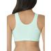 Fruit of the Loom Women's Tank Sports Bra - Mint Chip/White/Grey Heather - Buy Online on GoSupps.com