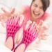 High Elasticity Toe Stretcher for Bunions Correction - 1 Pair Toe Spacers with Bump Massage Points for Women Men (Pink) - Buy Online on GoSupps.com