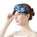 Blue Tie Dye Sleep Mask for Women | Adjustable Eye Shades Cover with Elastic Strap - Comfortable Sleep Aid - Buy Online on GoSupps.com