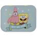 Spongebob children's plaster licensed product - 2 pieces - metal box - 24 plaster - beautiful design pavement storage box for children - Suitable for backpack - handbag spongebob 2 pieces
