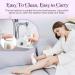 Smooth Glide Epilator for Women - Portable Facial Hair Removal Ideal for Face & Bikini - Buy Online on GoSupps.com