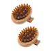 Minkissy 2 STK Massage device Fascia Massage Tool Cold Roll massage roll Massage tools essential oils for the body scalp massage brush Hand tools Soiling bathing brushes rubber 11x8cmx2pcs different colors x 2 pieces