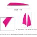 M.SJUMPPER ARCHERY Pink Arrows 3 Inch Feathers (36 Pack) - Buy Online on GoSupps.com