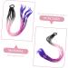 FRCOLOR Wig Ponytail Extension for Women Hair Women Hair Extensions Rainbow Hair Extension Long Braided Hairpiece Hair Extensions for Braids Women's High Temperature Wire Girl Decorate - Buy Online on GoSupps.com