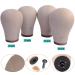 Cork Canvas Wig Head 22 Inch with Stand - Professional Mannequin Head for Making Wigs - Off-white - Buy Online on GoSupps.com
