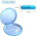 Dnom Bite Can - Premium Denture Container & Prosthesis Box with Silicone Mat - Light Blue - Buy Online on GoSupps.com