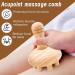 4-Piece Wooden Massage Trigger Point Set | Maderotherapy Roller & Lymphatic Drainage Device with Bag - Perfect for Relaxation & Healing - Buy Online on GoSupps.com