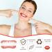 VEGCOO 4 Pairs Dentures - Cosmetic Veneer False Teeth for Women Men - Comfortable White Dentures to Protect Your Teeth and Restore Confident Smile - Buy Online on GoSupps.com