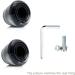VNAKER PU Rubber Roller Skate Toe Stoppers 1 Pair - Black & White | Includes Screws - Buy Online on GoSupps.com