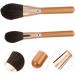 Set of 2 Make-Up with Wooden Handle Brush Mixing Foundation Makeup Brush Fluffy Makeup Brush Multifunctional Cosmetic Brush Professional Foundation Brush for Makeup - Buy Online on GoSupps.com