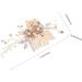 IWOWHERO Hair Comb Bride Hair Accessory Princess Headband Wedding Hair Accessories Wedding Headdresss Aesthetic Hair Accessories Tiara Decor Flower Clip Pearl Diamond Bridesmaid - Buy Online on GoSupps.com