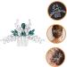 MAGICLULU Bridal Comb Bridal Hair Accessories Bride Hair Insert Comb Wedding Hair Comb Bride Rhinestone Hair Comb Bride Hair Comb Green Hair Accessories Hair Side Comb - Buy Online on GoSupps.com
