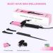 Janelove 13mm Mini Curling Iron for Short Hair - Travel-Friendly Beach Waves & Small Curls Pink | 200 C Wave Iron - Buy Online on GoSupps.com
