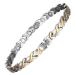 BioMag Magnetic Bracelets for Women Titanium Steel Magnetic Women Bracelets Adjustable Jewellery Wristband Bracelet with Gift Box & Removal Tool Silver-little Fish