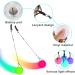 Funmo LED Poi Balls - 2 Pack Colorful Glow Juggling Balls for Dance & Circus Fun | Rainbow Effects & Strobe Light - Buy Online on GoSupps.com