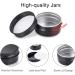 20 Pieces Aluminum Empty Jars - Round Travel Cream Jars for Lotion Masks Cosmetics & Nail Art (20ml Black) - Buy Online on GoSupps.com