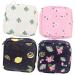 Anneomas 4 pieces women bands storage bag portable bag lipstick changing bags multifunctional small bag periodica bag girl matt pocket portable ladies tie