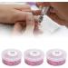 Nail Sanding Bands Dead Skin Removal Multiple Sizes Smoothing Nail Art Sanding Bands with Storage Box for Manicure (Rose Red) - Buy Online on GoSupps.com