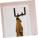 GLEAVI 6 Door Hook Metal Storage Rack Over The Door Towel Rack Over The Door Clothes Hanger Hangers Porch 30X23CM Black - Buy Online on GoSupps.com