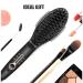 Buy Ionic Hair Straightener Brush | Frizz-Free Heated Beard Brush with 3 Temp Settings & Auto Shut Off - Buy Online on GoSupps.com