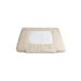 Changing Mat Cover 90x80 cm - Duck Edda Lou Waffle Pique with Detachable Terry Cloth Cover - Ecru - Buy Online on GoSupps.com