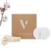 Vald Sliming Pads washable |12 cotton pads reusable for removal as a make -up remover and reusable cotton pads make -up clothes |Washable slimming pads