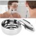 Fyearfly Stainless Steel Shaving Soap Bowl for Men | Universal Beard Mug with Mirror - Perfect for Grooming & Shaving Needs - Buy Online on GoSupps.com