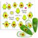 Winter Manicure Avocado Flower Anime Fruit Water Sticker Nail Sticker Nail Decals Nail Art Decoration(3) Style3 - Buy Online on GoSupps.com