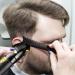 Hair Clippers metal beard trimmer USB Rechargeable Electric Beard Trimmer Barbers Hair Grooming Kit Black - Buy Online on GoSupps.com