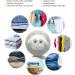 XL Wool Dryer Balls 6 Pack - 100% New Zealand Wool, Organic & Hypoallergenic Fabric Softener - Baby Safe, Unscented & Chemical Free - Reduce Wrinkles & Static Cling, Shorten Drying Time - Gray - Buy Online on GoSupps.com