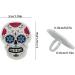 Day of the Dead Cupcake Rings 24Pcs Sugar Skull Cupcake Toppers Decoration for Kids Dia De Los Muertos Halloween Birthday Party Favors Supplies - Buy Online on GoSupps.com