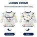 Discoball 3 Pcs Baby Bibs with Sleeves - Waterproof Feeding Bibs for Infant & Toddler - Adjustable Closure - Large Pocket - Unisex Dribble Bibs Painting Apron - Ages 6 Months to 3 Years (White) - Buy Online on GoSupps.com