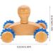 Buy Healvian Wooden Car-Shaped Massage Roller - Neck & Shoulder Trigger Point Massager | Manual Body Massage Tool for Pain Relief - Buy Online on GoSupps.com