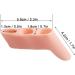 Buy 7 Pairs of Silicone Toe Spacers - 3-Hole Small Peg Separators for Hammer Toe & Bunions - Orange Toe Spreaders for Overlapping Toes - Buy Online on GoSupps.com
