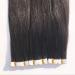 SOLUSTRE Black Tape Black Tape 55cm Tape In Virgin Human Hair Extensions Human Hair for Women Beauty (Black Remy Hair) Womens Wigs Happy Naturals - Buy Online on GoSupps.com