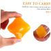Homsfou 4-Pack Hexagonal Massage Balls - Handball Foot Massager for Acupressure & Deep Tissue Relief | Yoga & Gym Fitness | Natural Rubber 6x6cm Yellow - Buy Online on GoSupps.com