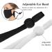 100 Pieces Black Adjustable Sewing Elastic Band with Buckles for Face Cover Earloop Strap - DIY Stretchy Earmuff Rope - Buy Online on GoSupps.com