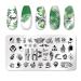 Nail Stamping Plate - Flower Design | Natural Series Nail Art Tools for Stunning Manicures - Buy Online on GoSupps.com