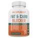 1 Pack Fat and Carb Blocker with Phaseolus Vulgaris (White Kidney Bean Extract) Chitosan Extreme Diet Pills Weight Loss 90 Capsules KRK Supplements