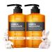 Kundal Baby Powder HONEY & MACADAMIA Natural Moisturizing Body Wash - 16.9 fl.oz(500ml) x2 bottles