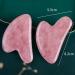 8.2cm Gua Sha Facial Tool - Natural Pink Crystal Scraping Board for Spa & Beauty | Universal Scraping Massage Tool for Face Eyes Neck Body - Buy Online on GoSupps.com