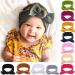 Baby Hair Band | Cute Dark Blue Headband for Girls 0-36 Months | Knot Turban & Elastic Toddler Hair Accessories - Buy Online on GoSupps.com